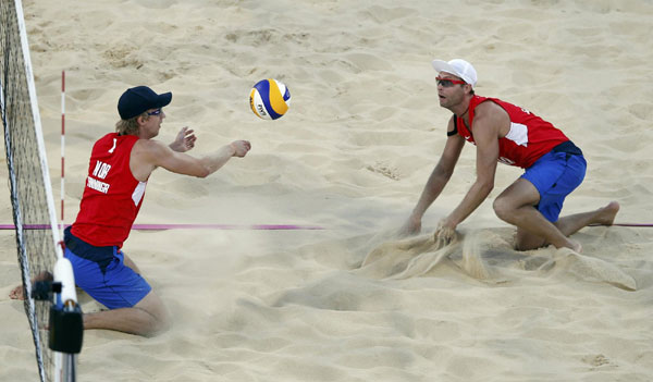 Men's beach volleyball preliminary matches