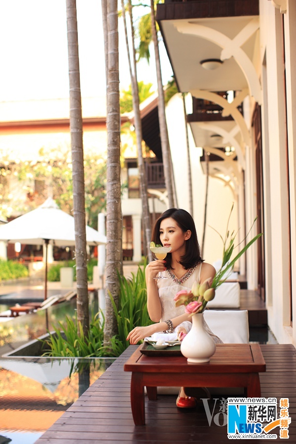 Liu Shishi graces magazine