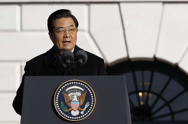 Chinese, US presidents start talks at White House