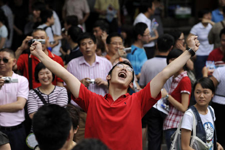 College Entrance Exam ends