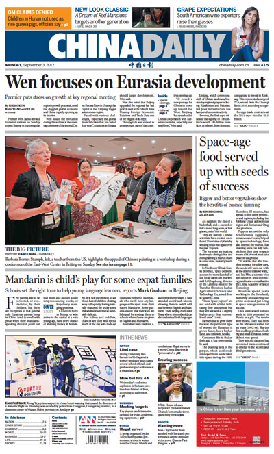 Front Pages: Sept 3