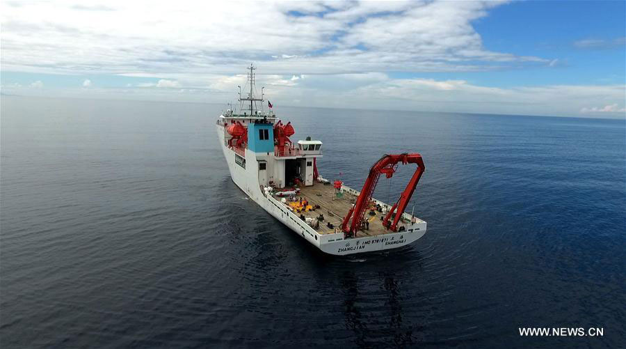 Chinese deep-sea explorer ship starts exploration in Solomon Sea
