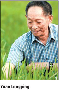 Father of hybrid rice keeps upping the ante