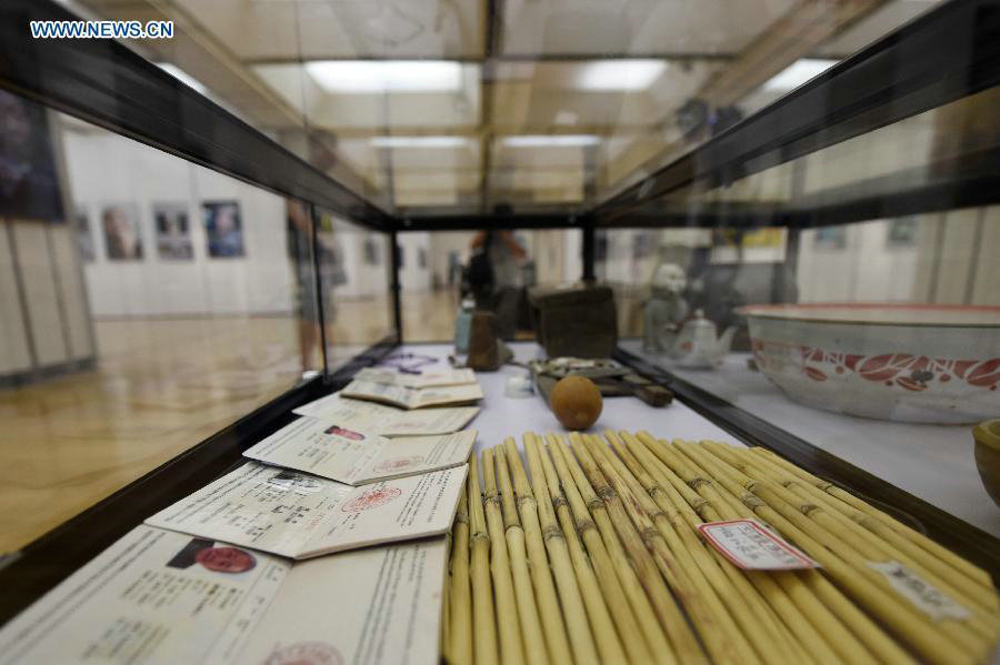 Comfort women survivors' portraits exhibited in Zhejiang