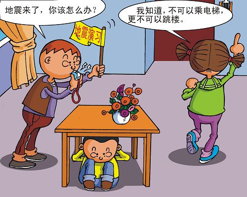 閱覽防震減災(zāi)漫畫 輕松學(xué)會(huì)防震知識