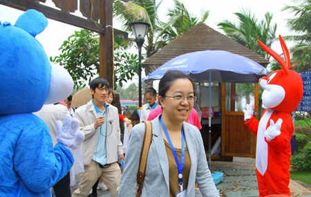?？谖骱０队珖W(wǎng)媒參觀團(tuán) 擬打造城市功能區(qū)