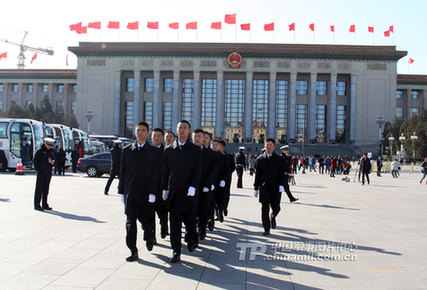 聚焦武警北京總隊兩會執(zhí)勤哨兵