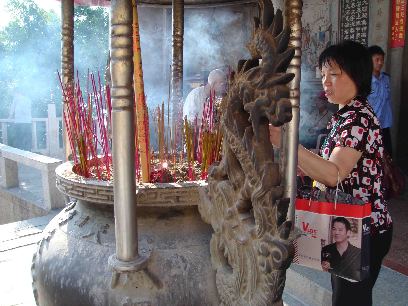 臺灣媽祖信眾舉行媽祖神像安座［組圖］