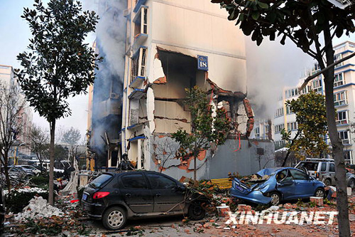 河南濮陽一居民樓發(fā)生燃氣泄漏爆炸事故