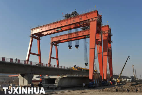 津秦客專、京津城際延長線冬季施工熱火朝天