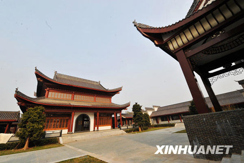 長(zhǎng)沙橘子洲拱極樓外觀建設(shè)全面完工