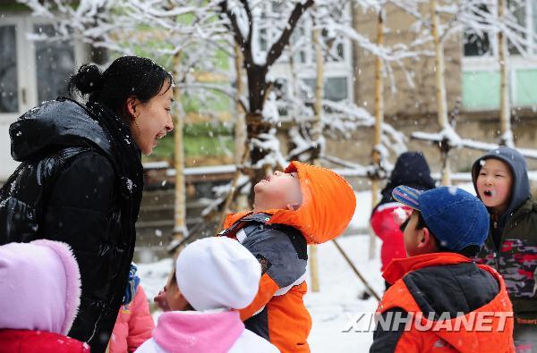 遼寧四月飛雪