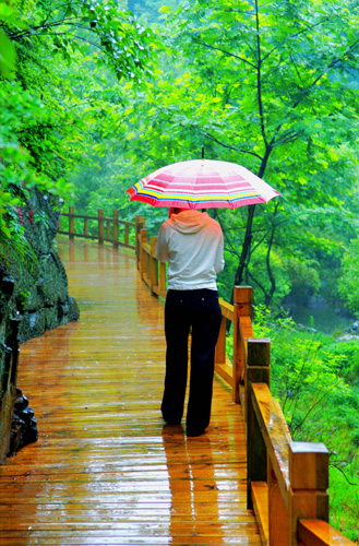 河南固始九華山風(fēng)景如畫