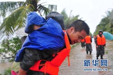 海南：1160多個(gè)村莊受淹 緊急轉(zhuǎn)移21萬余人