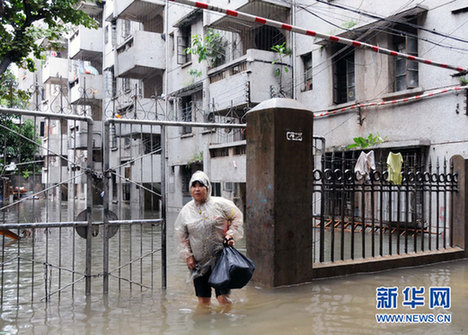 ?？冢撼掷m(xù)降雨造成嚴重內(nèi)澇(圖)