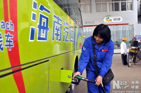 國(guó)內(nèi)唯一進(jìn)入車用領(lǐng)域的生物柴油在海南銷售