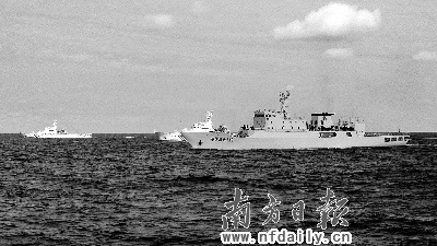 漁政310船巡航釣魚島20天:和日本最強(qiáng)巡邏船對峙