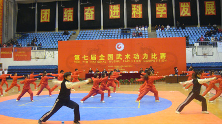 第七屆全國(guó)武術(shù)功力大賽落幕 河大榮得三項(xiàng)桂冠