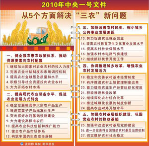 2010年中國農業(yè)農村經濟發(fā)展:糧食產量七連增