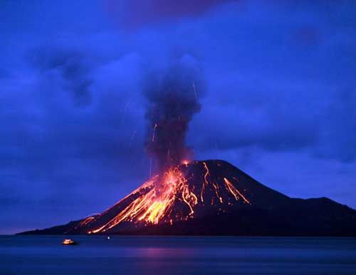 火山噴發(fā)時(shí)20個(gè)震撼景觀