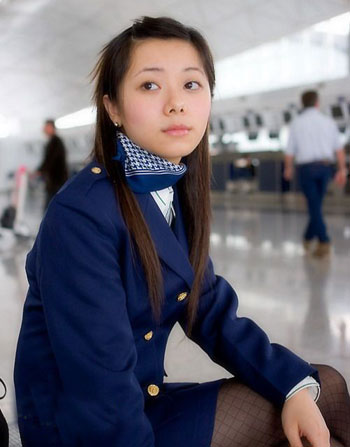組圖：空姐真實(shí)收入支出曝光