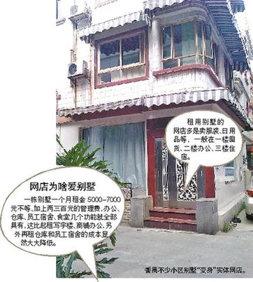 淘寶網(wǎng)眾多實(shí)體店扎堆別墅引小區(qū)住戶抱怨