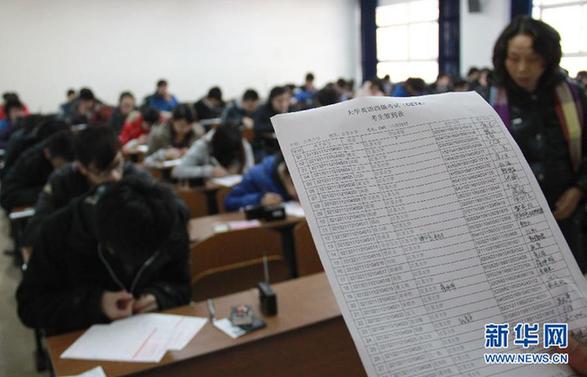 大學(xué)英語四、六級(jí)考試今開考 約926.7萬人報(bào)考