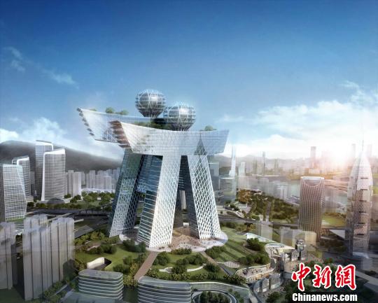 重慶將新建一座“人人”型高樓設(shè)計高度280米
