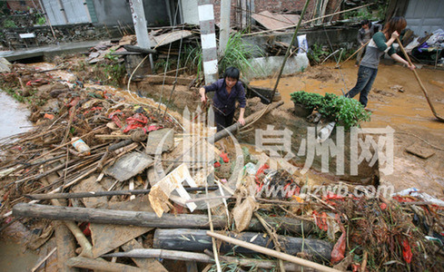 安溪南安遭遇百年不遇冰雹暴雨侵襲(圖)