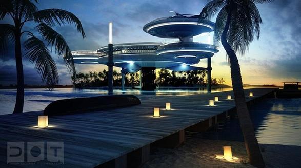 迪拜水下酒店建設(shè)藍圖曝光 外形酷似太空飛船