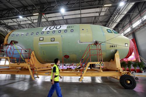 天津總裝第100架空客A320系列飛機將交付