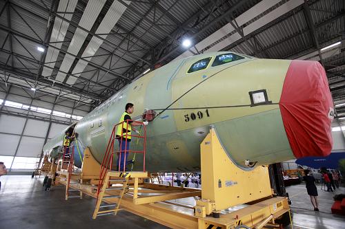 天津總裝第100架空客A320系列飛機將交付