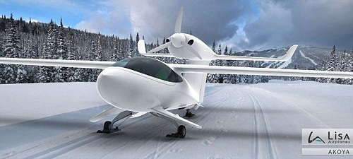 法國(guó)航空公司推出三棲飛機(jī) 能滑水雪可折疊