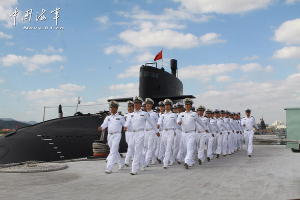 中國(guó)海軍新型潛艇內(nèi)部照曝光