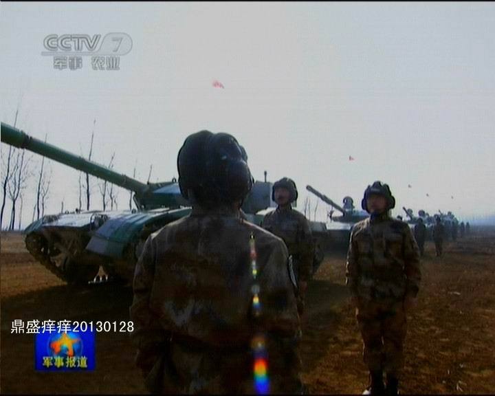 成群出動：解放軍精銳96改主戰(zhàn)坦克部隊曝光