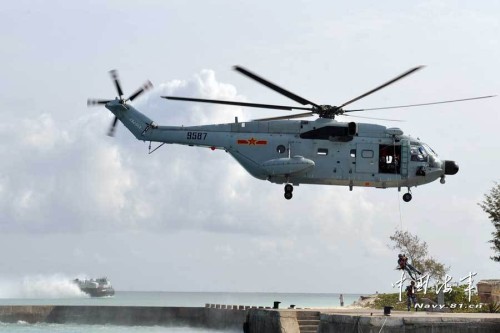 南海艦隊(duì)立體奪島：陸戰(zhàn)隊(duì)機(jī)降成功