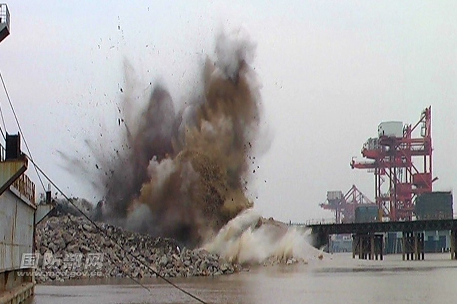 國(guó)防部公布遼寧艦?？寇姼坌聢D 解密建港部隊(duì)