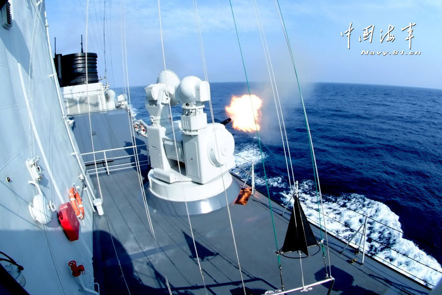 組圖：南海艦隊大規(guī)模實彈演習(xí) 主力艦盡出