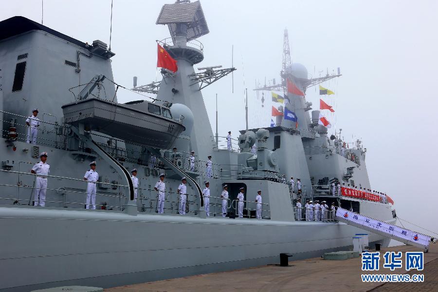 中國派出7艘艦艇赴俄參加中俄“海上聯(lián)合—2013”軍事演習