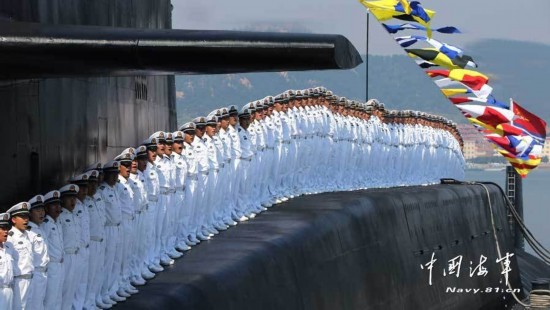 新聞聯(lián)播頭條報(bào)道解放軍首支核潛艇部隊(duì)(圖)
