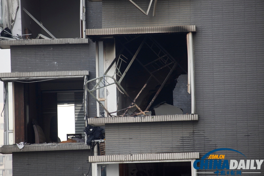 西安居民樓爆炸造成1死6傷