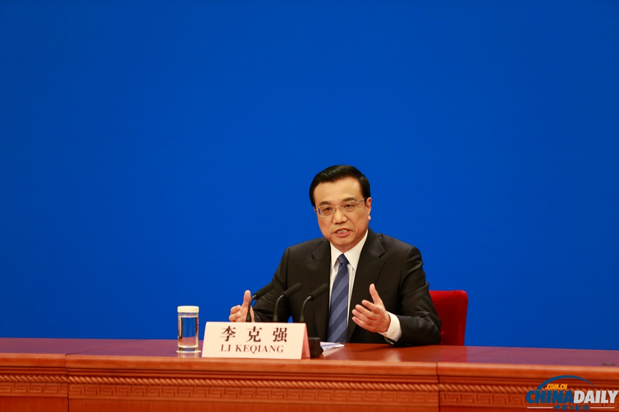 國務(wù)院總理李克強(qiáng)會見中外記者