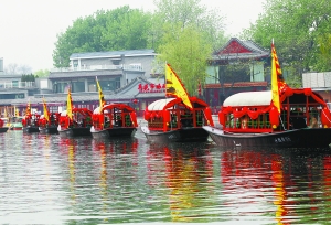 什剎海碼頭重現(xiàn)元代漕運(yùn)盛景