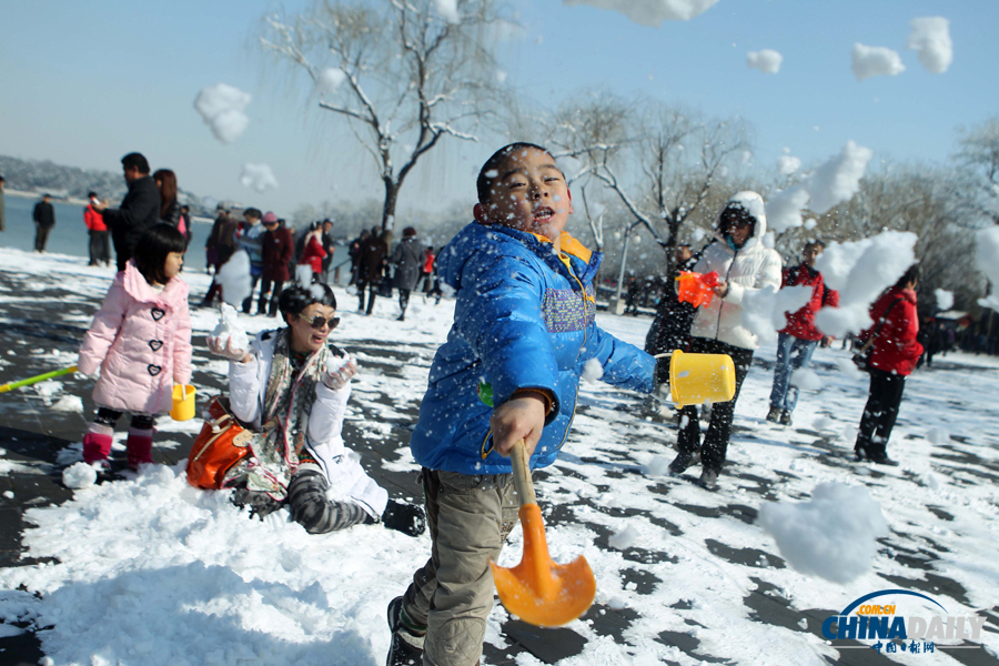 中國日報直擊北京三月春雪