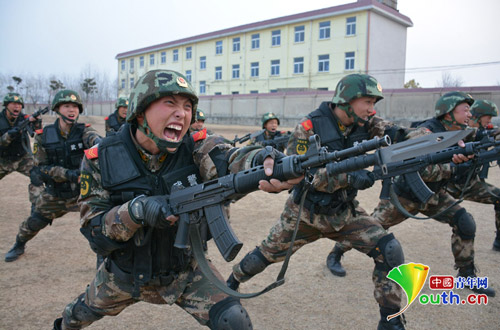 習大大新年賀詞鼓舞軍心 武警官兵2015蠻拼使命