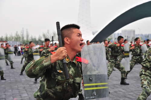 參與園博建設駐區(qū)官兵走進園博園