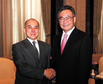 吳邦國在滬分晤柬埔寨 斐濟 老撾 利比里亞領(lǐng)導(dǎo)人 感謝支持世博