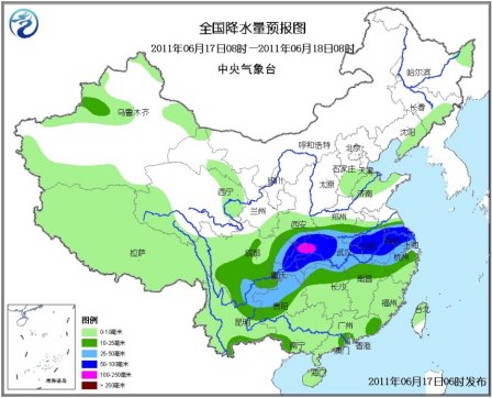 未來(lái)三天江南、江漢、西南地區(qū)將有大到暴雨