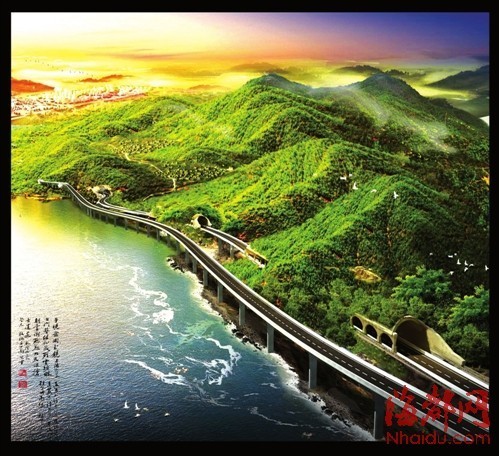 環(huán)島路：嵐島最美風(fēng)景線 總長約100公里(圖)
