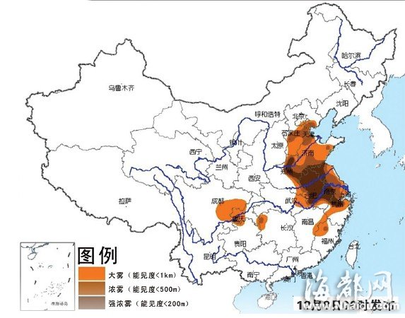 昨夜降雨P(guān)M2.5有所下降 福州今日告別霧霾